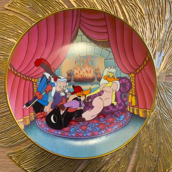 Franklin Mint Looney Tunes Plate Scarlet Pumpernickel Halloween Edition - Picture 1 of 2